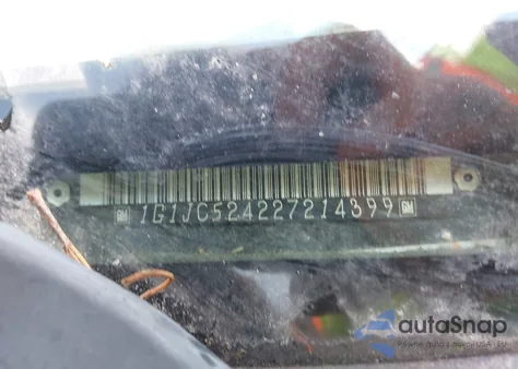 2002 Chevrolet Cavalier из США, поврежденный, VIN 1G1JC524227214399